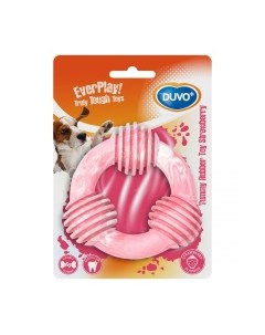 Игрушка для собак резиновая с ароматом клубники Юмми розовая 10х4х9 5см Бельгия Duvo+