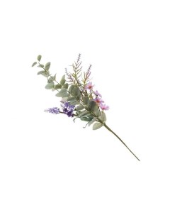 Ветка искусственная Полевые цветы 57 см Ogogo