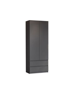 Распашной шкаф Тайлер 205 2 50 см Прямые Серый 80 см Sv-мебель
