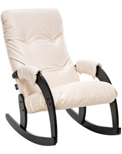 Кресло качалка Модель 67 Венге текстура к з Varana cappuccino Leset