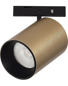 Магнитный трековый светильник Латунь LED 1 9W 24V St-luce