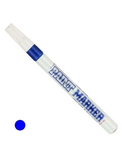 Маркер краска Paint Marker Slim синий 2мм Munhwa
