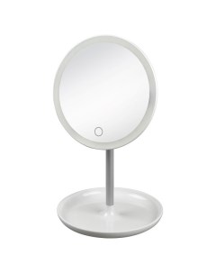 Лампа настольная светодиодная с зеркалом 4К диммируемая круглая Uniel