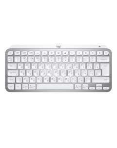 Клавиатура беспроводная MX Keys MINI мембранная Bluetooth USB светло серый 920 010502 Logitech