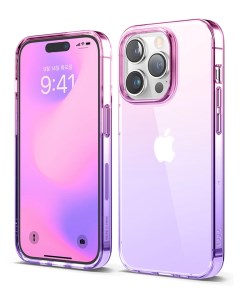 Чехол для iPhone 14 Pro Max AURORA Gradient Pink Purple Elago
