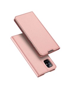 Чехол книжка для Samsung Galaxy A51 M40S DU DU боковой розовый X-case