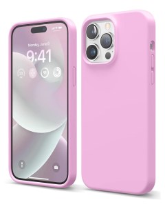 Чехол для iPhone 14 Pro Max Soft silicone Liquid Hot Pink Elago