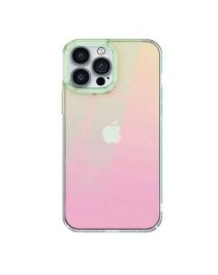 Чехол для смартфона разноцветный Rainbow Series для iPhone 14 6 1 Розовый Memumi