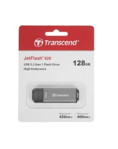 Флеш Диск 128Gb Jetflash 920 TS128GJF920 USB3 1 темно серый Transcend