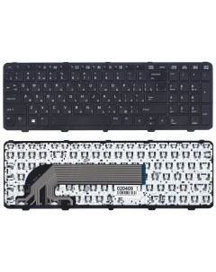 Клавиатура для ноутбука HP ProBook 450 G1 470 G1 черная с рамкой Nobrand