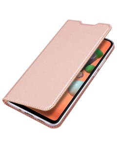 Чехол книжка для Samsung Galaxy A10 M10 2019 DU DU боковой розовый X-case