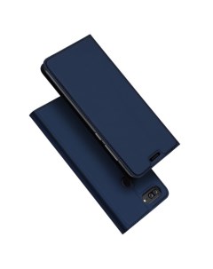 Чехол книжка для Huawei Honor 9 Lite DU DU боковой синий X-case