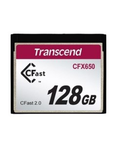 Карта памяти Compact Flash TS128GCFX650 128GB Transcend