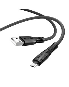 Кабель X67 Micro USB USB 1 м черный Hoco