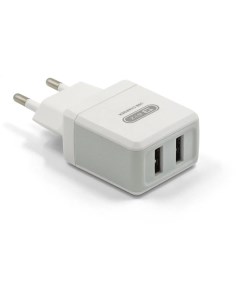 Сетевое зарядное устройство B36 2 USB 2 1 А кабель Lightning 1 м белое Byz