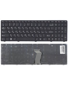 Клавиатура для ноутбука Lenovo Ideapad G580 G585 Z580 Z585 Z780 G780 черная с черной рамко Nobrand