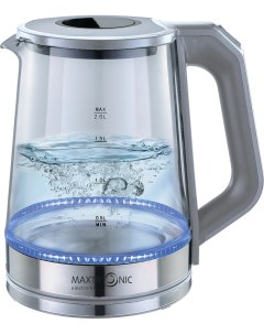 Чайник электрический MAX 1780 2 л серый Maxtronic