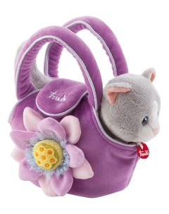 Мягкая игрушка Котёнок в сумочке 15 см Trudi