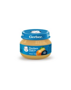 Пюре груша с 4 месяцев 71 г Gerber