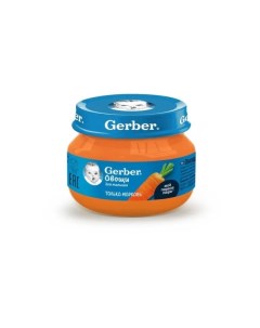 Пюре морковь для первого прикорма с 4 месяцев 71 г Gerber