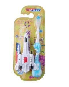 Зубная щетка детская Самолёт 3 разноцветный Farres cosmetics