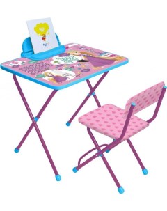 Комплект детской мебели Стол стул DISNEY 1 Д1Р М Рапунцель Nika
