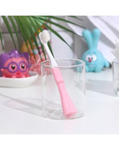 Зубная щётка детская 2 9 лет 10 000 щетинок ультрамягкая розовая Nobrand