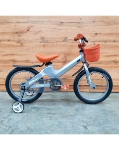 Велосипед для детей 14 дюймов магниевый серый Time try