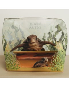 Игрушка Черепаха с черепашонком 15 см 5 см коллекция Magic Ocean Magic manufactory