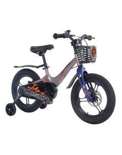Детский велосипед Jazz 16 Pro 2024 серый жемчуг Maxiscoo