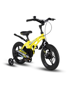Детский велосипед Cosmic 14 Делюкс Плюс 2024 желтый матовый Maxiscoo