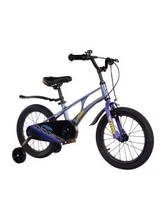Детский велосипед Air 16 Стандарт Плюс 2024 синий карбон Maxiscoo