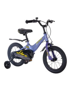 Детский велосипед Jazz 14 Стандарт Плюс 2024 синий карбон Maxiscoo