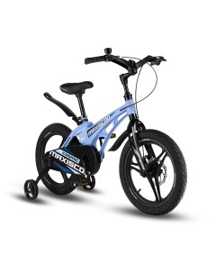 Велосипед детский двухколесный Cosmic 16 Делюкс 2024 небесно голубой матовый Maxiscoo