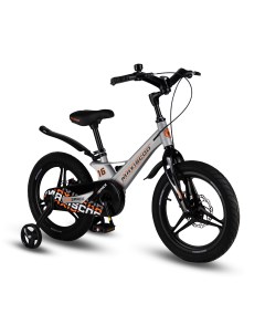Детский велосипед Space 16 Делюкс 2024 серый жемчуг Maxiscoo