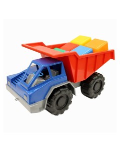 Автомобиль Maksi kids грузовик карьерный с Кубиками 3 281 синий Maksi-junior