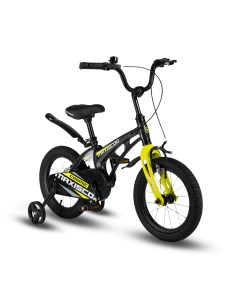 Детский велосипед Cosmic 14 Стандарт Плюс 2024 черный жемчуг Maxiscoo