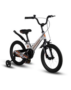 Детский велосипед Space 16 Стандарт 2024 серый жемчуг Maxiscoo