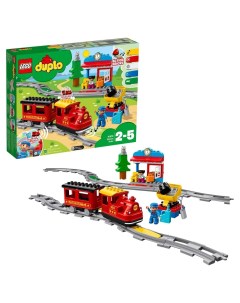 Конструктор DUPLO Town Поезд на паровой тяге 10874 Lego