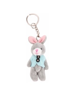 Мягкая игрушка брелок Homeclub Кролик в одежде 8 см в ассортименте Home club