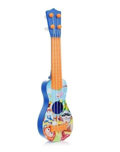 Гитара 4 струны сине оранжевая 77 05B Oubaoloon