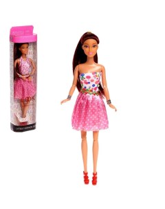 Кукла модель шарнирная Анна в платье МИКС Nobrand