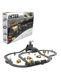 Набор железная дорога InterCity Diesel Полигон 76 дет 1toy