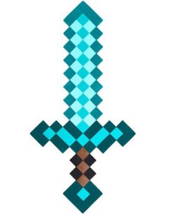 Игрушечное оружие алмазный меч Майнкрафт Minecraft 60 см Starfriend
