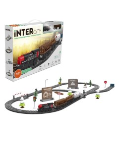 Набор железная дорога InterCity Retro Товарный поезд 73 детали 1toy