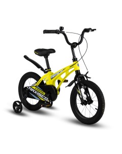Детский велосипед Cosmic 14 Стандарт Плюс 2024 желтый матовый Maxiscoo
