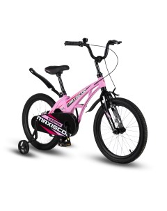 Детский велосипед Cosmic 18 Стандарт 2024 розовый матовый Maxiscoo