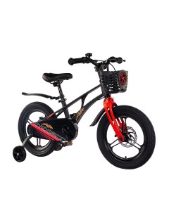 Детский велосипед Air 16 Pro 2024 черный матовый Maxiscoo