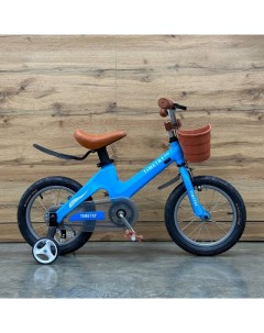 Велосипед для детей 16 дюймов магниевый синий Time try