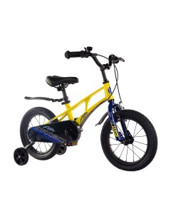 Детский велосипед Air 14 Стандарт Плюс 2024 желтый матовый Maxiscoo